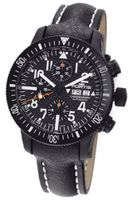 Fortis 638.28.71L B-42 Official Cosmonauts Automatic Chronograph Black Dial