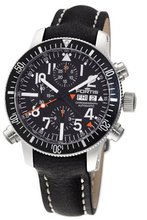 Fortis 639.22.11 L.01 B-42 Black Alarm Chronograph Black Dial