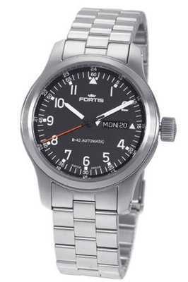 Fortis 645.10.11M B-42 Pilot Professional Automatic Black Dial