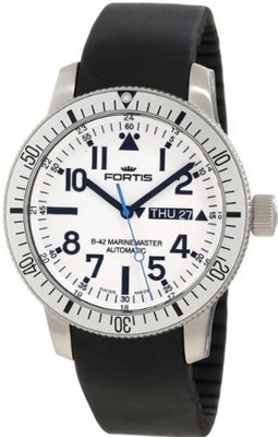 Fortis 647.11.42K B-42 Marinemaster Automatic White Dial
