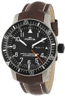 Fortis 658.27.11 L.16 B-42 Official Cosmonaut Titanium Automatic Brown Leather Date