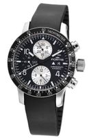 Fortis 665.10.11K B-42 Stratoliner Automatic Chronograph Black Dial