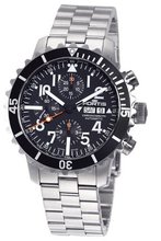 Fortis 671.10.41M B-42 Marinemaster Automatic Chronograph Black Dial