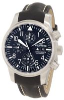 Fortis 701.10.81 L.01 F-43 Flieger Chronograph Black Automatic Chronograph Date Leather