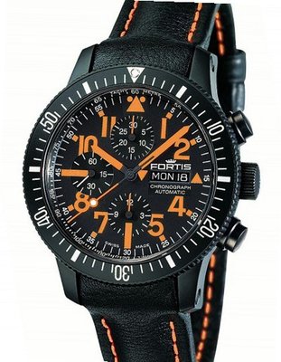 Fortis B-42 B-42 Black Mars 500 Chronograph