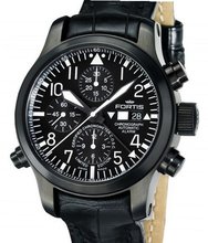 Fortis B-42 Flieger Fortis B-42 Flieger Black Chronograph Alarm