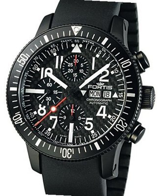 Fortis B-42 Marinemaster B-42 Black Chronograph