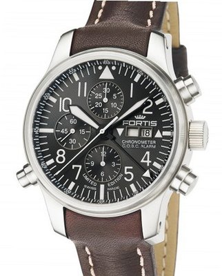 Fortis Editions F-43 Flieger Chronograph Alarm Chronometer C.O.S.C