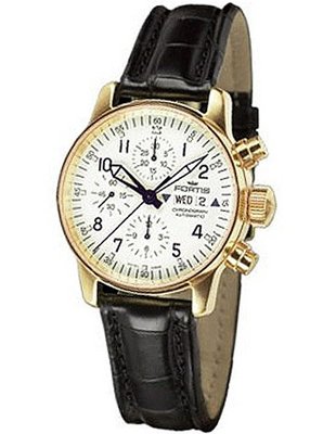Fortis Pilot Chronograph Gold 597.50.12 LC 01