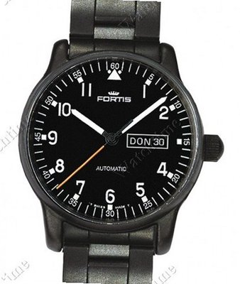 Fortis Pilot Professional Pilot Professional Day/Date Black
