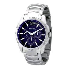 Fossil BQ9346 Stainless Steel Bracelet Blue Analog Dial Multifunction