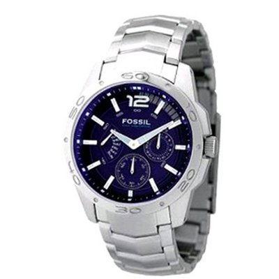 Fossil BQ9346 Stainless Steel Bracelet Blue Analog Dial Multifunction