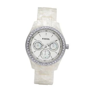 Fossil ES2790 Stella Resin - Pearlized White