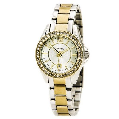 Fossil ES2880 Riley Mini Stainless Steel Two-Tone