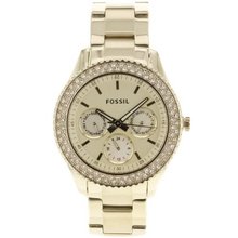 Fossil ES3101 Stainless Steel Analog Gold Dial