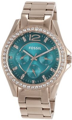 Fossil ES3385 Riley Analog Display Analog Quartz Rose Gold