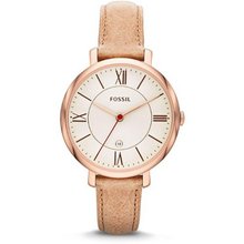 Fossil ES3487 Jacqueline Analog Display Analog Quartz Beige