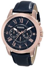 Fossil FS4835 Grant Analog Display Analog Quartz Blue