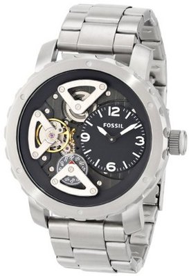 Fossil ME1132 Nate Analog Display Analog Quartz Silver
