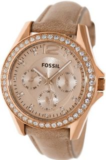 Fossil Riley Multifunction Stainless Steel - Rose Es3363