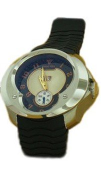 Franc Vila: Automatic Grand Sport , 8qa TIDHES 4.03 (Titanium/Stainless Steel Case / Black carbon fiber Dial / Black Rubber Strap)