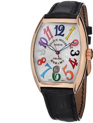 Franck Muller Cintrée Curvex Date Color Dreams Rose Gold Automatic 7851 SC DT COL DRM 5N