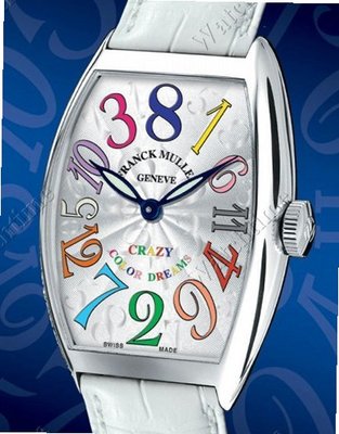 Franck Muller The Colour Dreams Collection Crazy Hours Colour Dreams White Dial