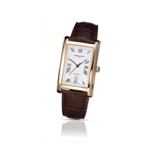 Frederique Constant Carree Automatic Silver Dial Leather Strap 303MC4C25