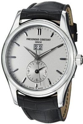Frederique Constant FC-325S6B6 Index Black Leather Strap