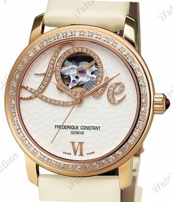 Frederique Constant Heart Beat Manufacture Ladies Automatic Love Heart Beat