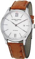 Frederique Constant Slim Line Automatic White Dial Brown Leather FC-303WN5B6OS