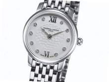 Frederique Constant Slim Line Mini Silver Dial Stainless Steel FC-200WHDS6B