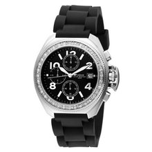 Freelook HA1137-1 Aquamarina stainless steel case Black Dial Black Silicon Band