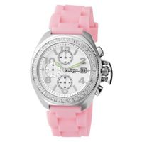 Freelook HA1137-5 Aquamarina stainless steel case White Dial Pink Silicon Band