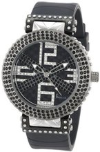 Freelook HA1162B-4 Stardust-X Black Silver Swarovski Crystals