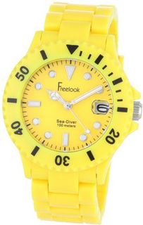 Freelook HA1431-2 Sea Diver Neon Yellow Band Yellow Dial