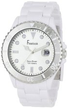 Freelook HA1437-9C Sea Diver White Silver Dial Silver Bezel