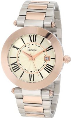 Freelook HA1537RGM-2 Silver-Rose Gold Dial