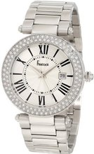 Freelook HA1538M-4 All Silver Shiny Dial Swarovski Bezel