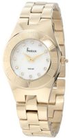 Freelook HA2082G-9 All Shiny Gold With Mother-Of-Pearl White Face Swarovski Stones