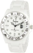 Freelook HA5109-9 Lagon White Ceramic with Silver Bezel White Dial