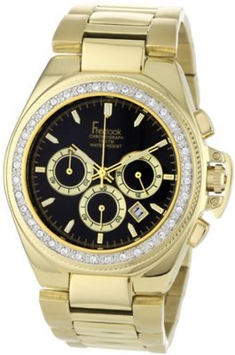 Freelook HA5303GM-1X Aquamarina Ii Black Face Crystal Bezel