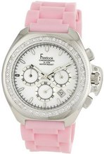 Freelook HA6303-5X Aquamarina Iii Pink Band White Dial and Swarovski Bezel