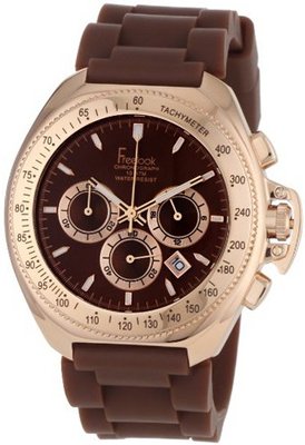 Freelook HA6303RG-2 Aquamarina Iii Brown Band with Rose-Gold Case
