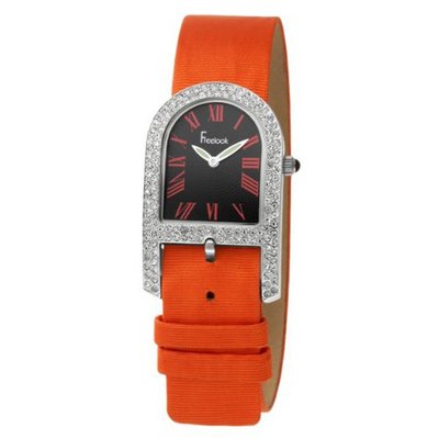 Freelook HA8130-7 Orange Band Black Dial