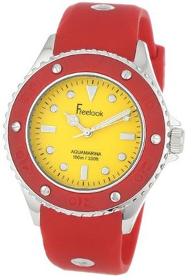 Freelook HA9035-2F Aquajelly Red with Yellow Dial