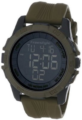 Freestyle Unisex 101986 Sport Big Digit Display Digital Strap Olive Drab