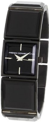 French Connection FC1018B Stainless Steel Square Case