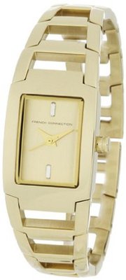French Connection FC1036G Classic Gold-Tone Stainless Steel