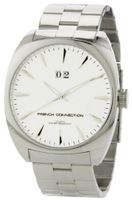 French Connection FC1044S Classic Stainless Steel Round Case